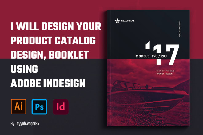 I will design your product catalog design, booklet using adobe indesign