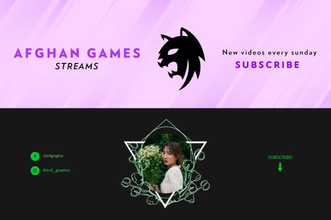 I will design your professional youtube banner