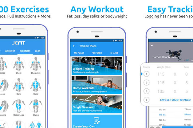 I will develop a complete fitness app, training app, workout app