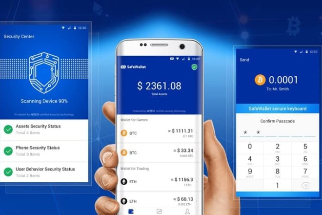 I will develop a wallet app and cryptocurrency exchange platform