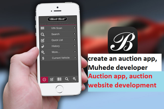 I will develop and create an auction app