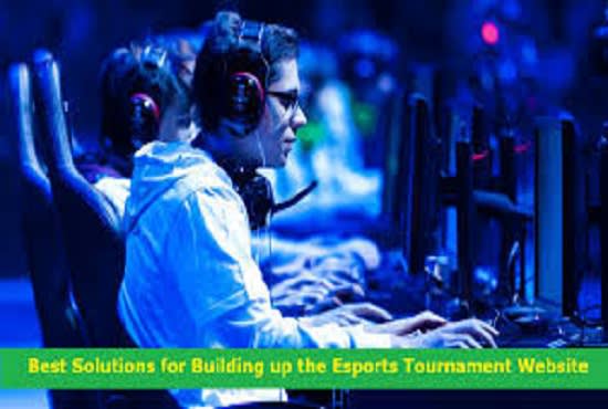 I will develop esport website,tournament website,esport app,and fantasy website