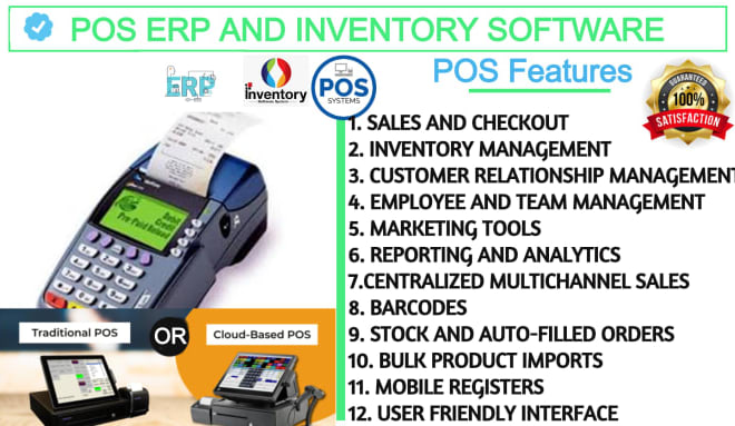 I will develop point of sale pos software for shop