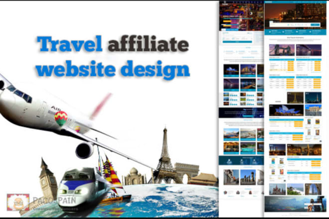 I will develop profitable travel website or travel affiliate website