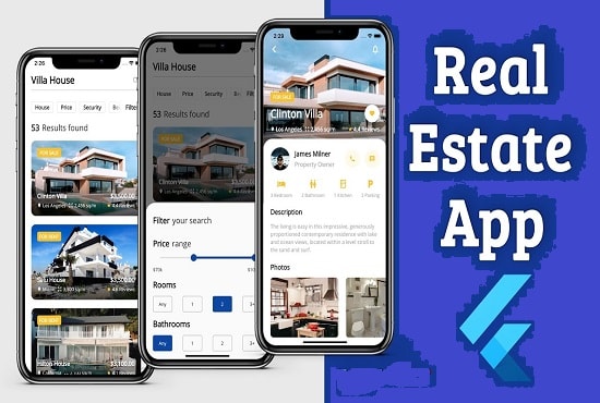 I will develop your real estate app and real estate website