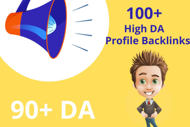 I will do 100 high domain authority SEO profile backlinks, high da blog commenting