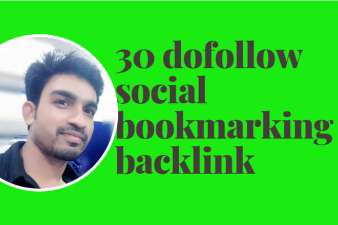 I will do 30 dofollow social share backlinks service