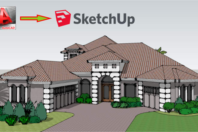 I will do 3d model using google sketchup with fast delivery
