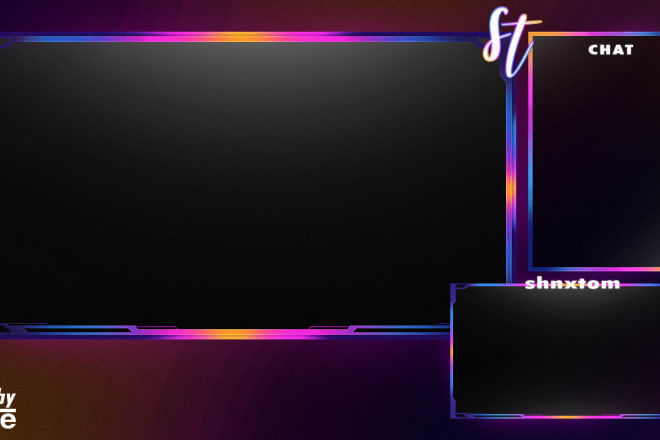 I will do a professional stream package for your channel