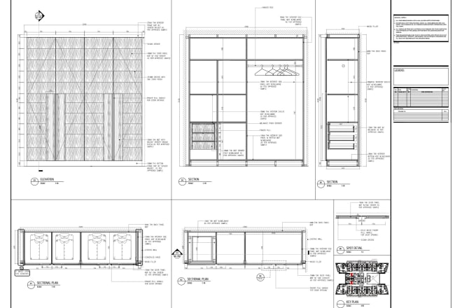 I will do all kinds of joinery shop drawing with perfect detail in autocad