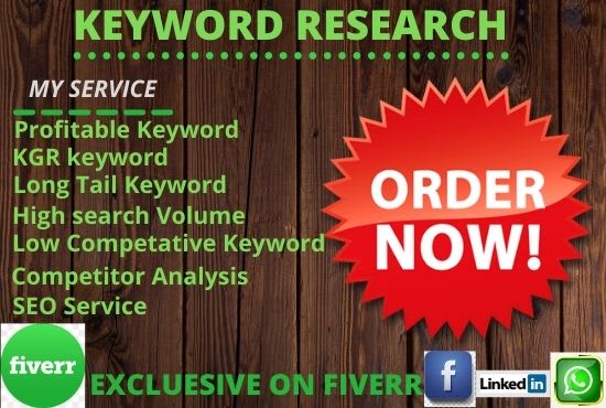 I will do amazing SEO keyword research for your site to rank