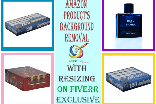I will do amazon products background remove with editing and resizing