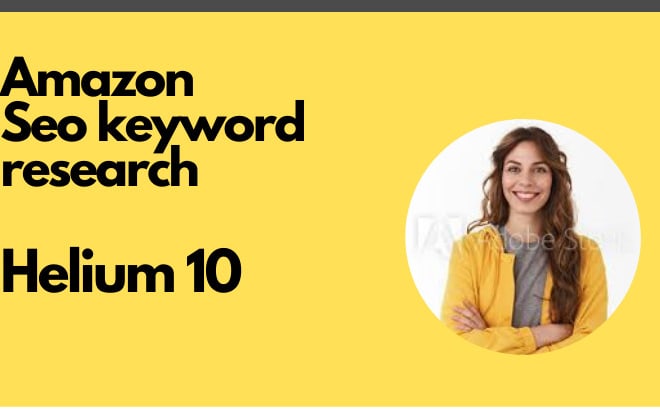 I will do amazon seo keyword research,reverse asin using helium 10,jungle scout