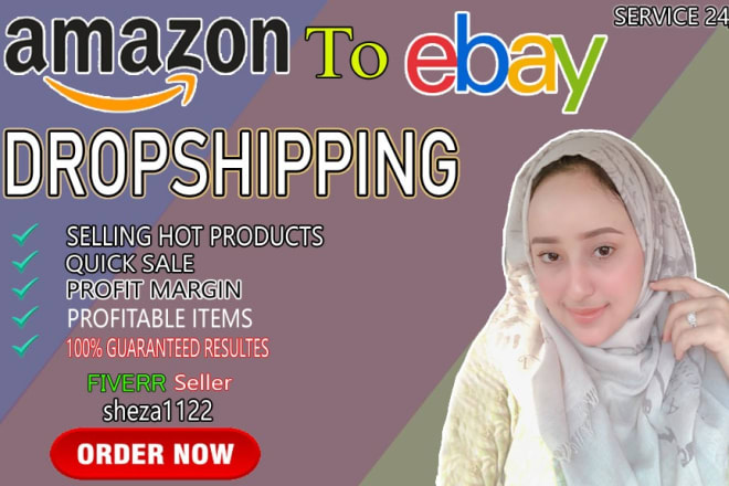 I will do amazon to ebay dropshipping