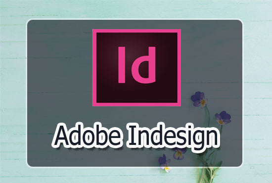 I will do any adobe indesign project