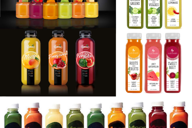 I will do any kind of liquid and juice label design