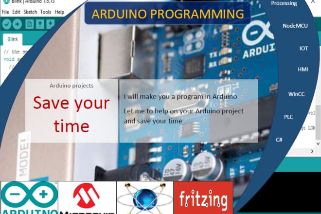 I will do arduino programming and provide schematic