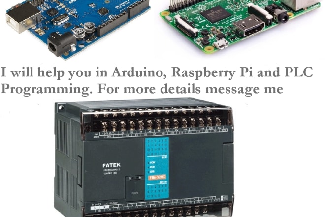 I will do arduino, raspberry pi and plc programming