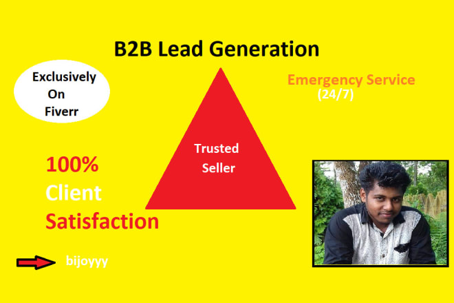 I will do b2b lead generation and prospect list building