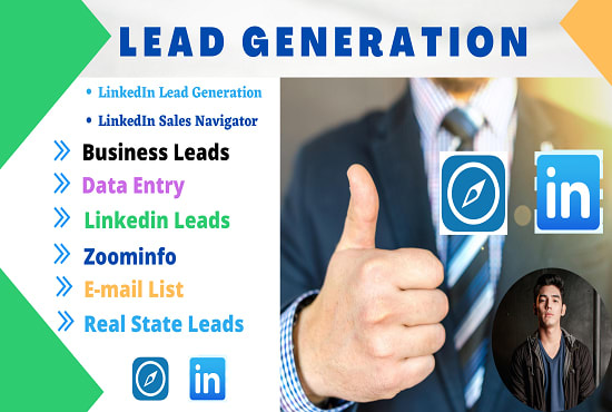I will do b2b lead generation, business email, and web research