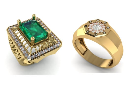 I will do best 3d jewellery cad design and rendering for you