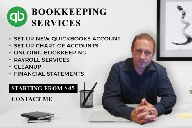 I will do bookkeeping for your business in quickbooks online