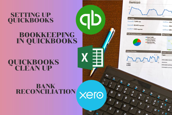 I will do bookkeeping in quickbooks online xero and excel