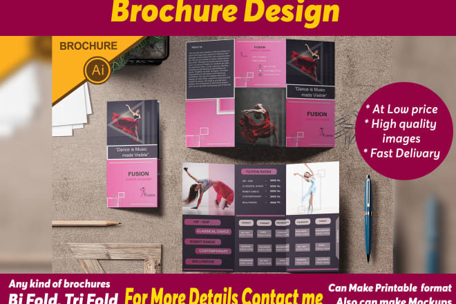 I will do brochure design with low price