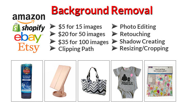 I will do bulk photo background removal and photoshop editing