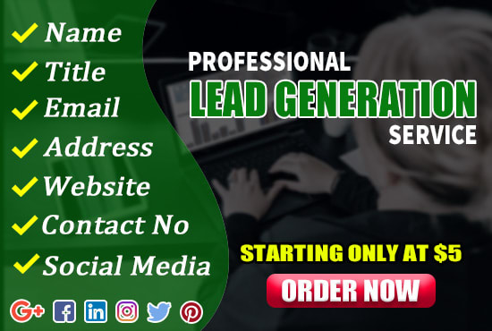 I will do business lead generation by finding valid contact information
