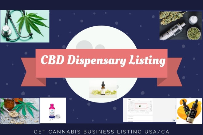 I will do cbd dispensary citation listing services in canada