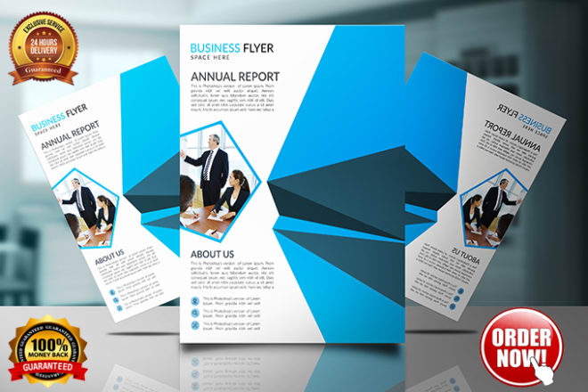 I will do create an exceptional awesome flyer or business flyer design