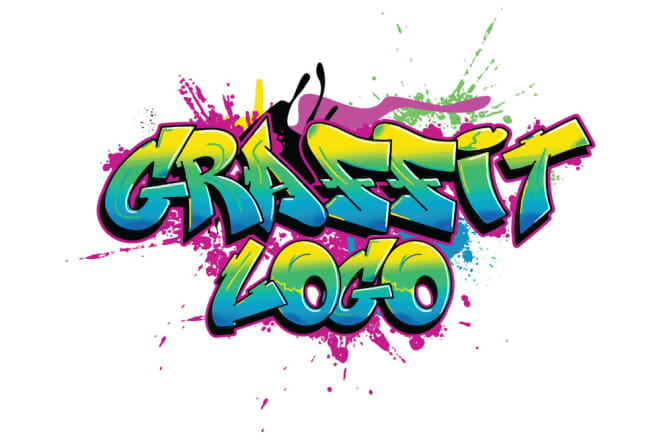 I will do design graffiti for you business and name word