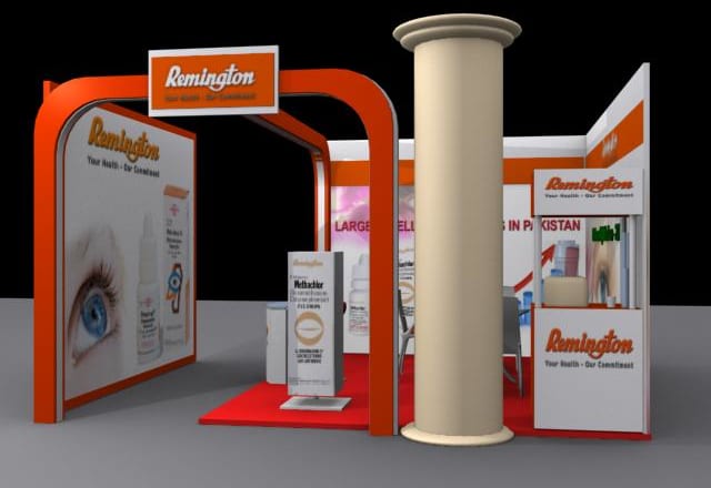 I will do exhibition stall design and fabrication