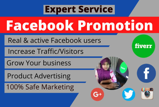 I will do facebook promotion your business in USA