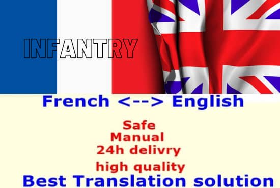 I will do french translation to english and translate english to french