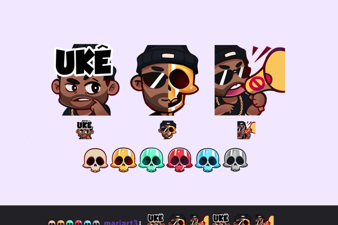 I will do fun twitch emotes