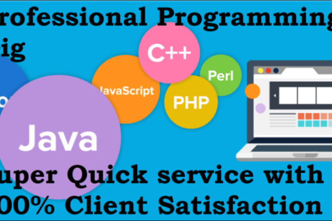 I will do java and python programming, c plus plus,erd, sql,mysql programming tasks