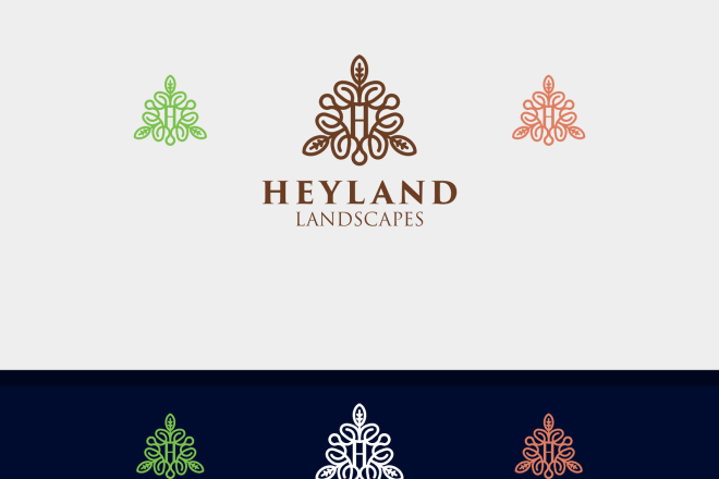 I will do landscape lawn care service mowing irrigation logo design