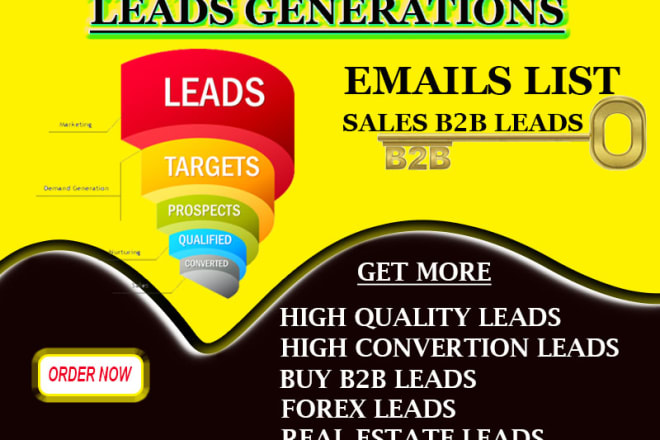 I will do linkedin lead generation and b2b sales lead