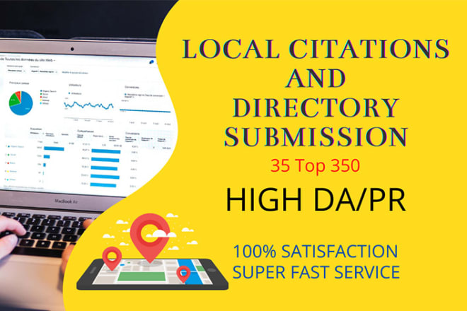 I will do local citations and directory submission for you