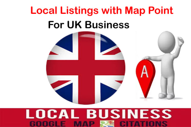 I will do local listings with map point citations for UK business