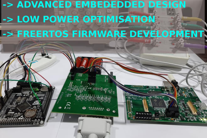I will do low power advanced embedded design on msp430 stm32 esp32