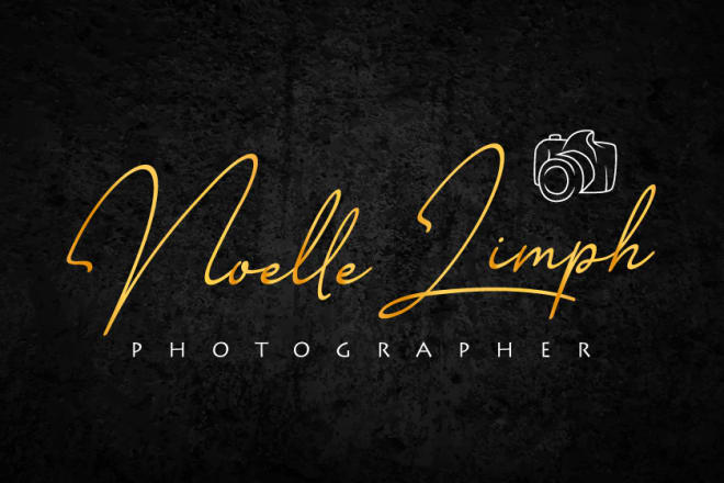 I will do luxury signature hand drawn photography feminine business logo design