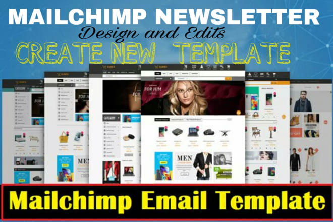 I will do mailchimp newsletter template