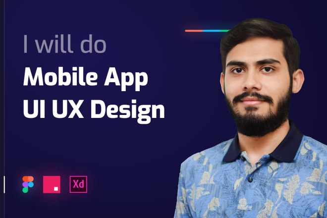 I will do mobile app ui ux design for android or ios