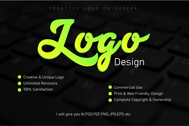 I will do modern and creative logo design