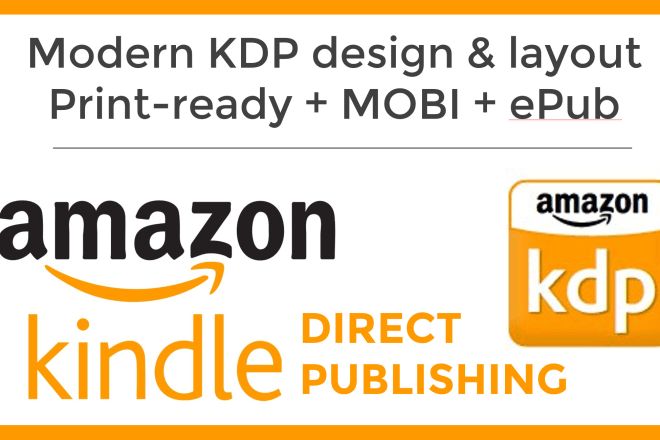 I will do modern book layout and design for amazon KDP