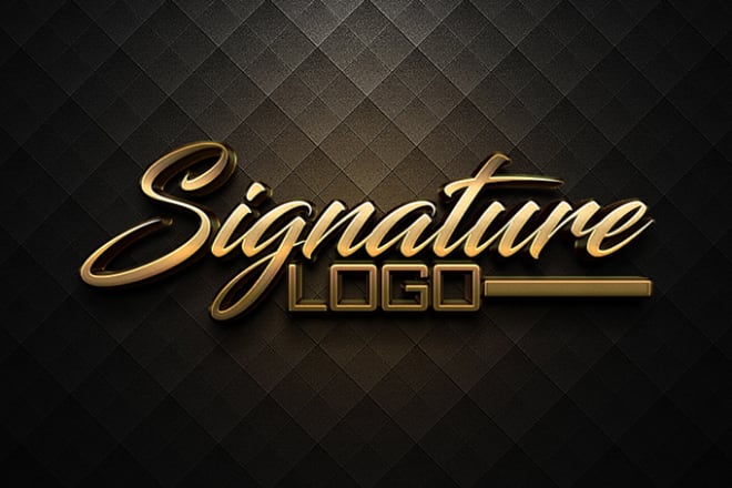 I will do modern trendy signature or business logo design