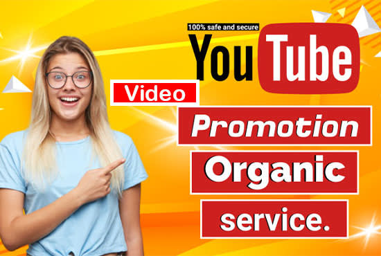 I will do organic youtube channel promotion